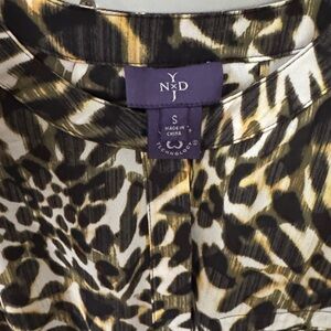 NYDJ Animal Print Dress - Black, Brown, Cream